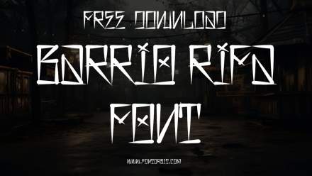 Discover the Beauty of Barrio Rifa Font for Design