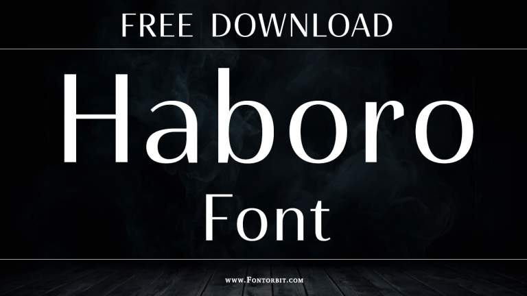Haboro Font
