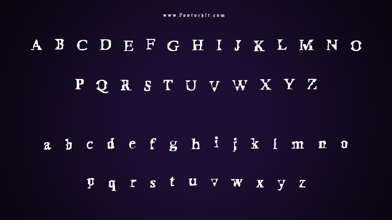 Type Of The Appmia HEX Font (Font Family)