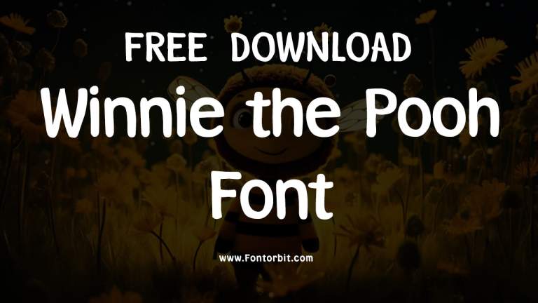 Download the Classic Winnie The Pooh Font Today
