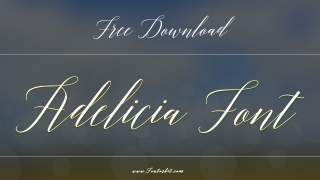Adelicia Font | Elegant Script Typeface For Branding