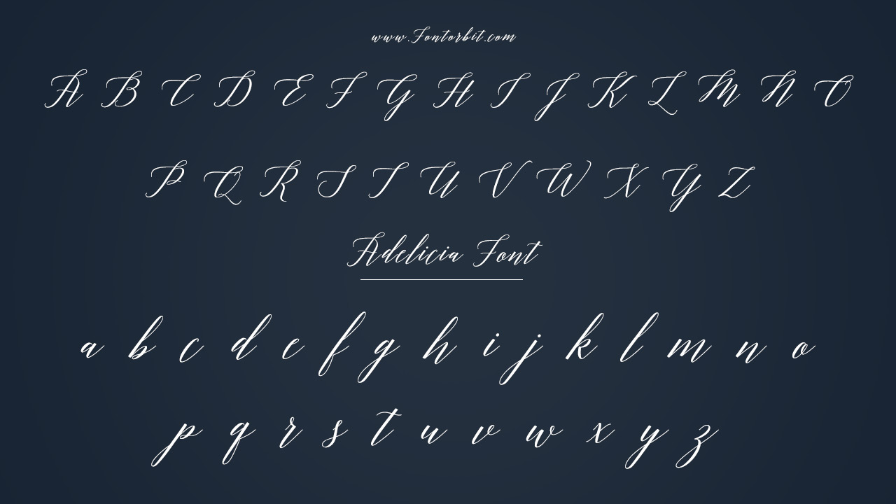 Adelicia Font Information