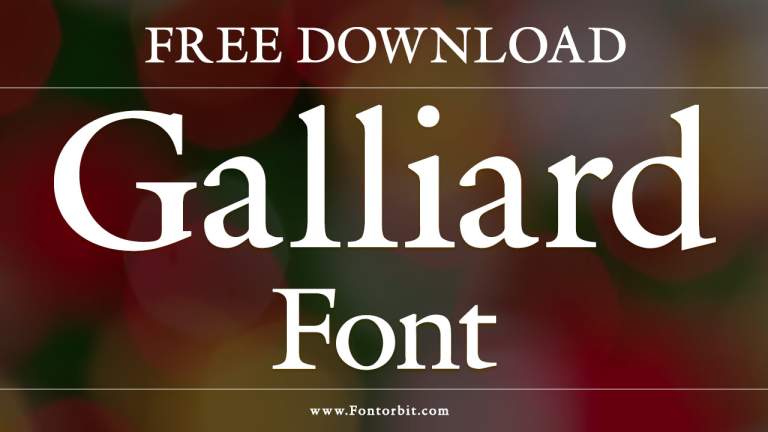 A Deep Dive into Galliard Font Styles