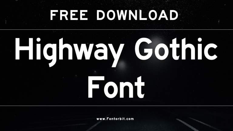 Highway Gothic Font