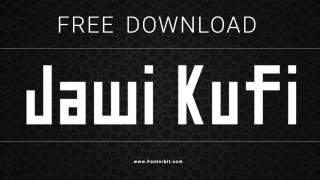 Jawi Kufi Font: A Modern Arabic And Latin Typeface