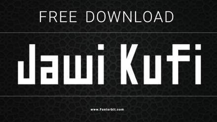 Jawi Kufi Font: A Modern Arabic And Latin Typeface