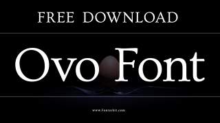 Ovo Font: Elegant And Versatile Serif Typeface
