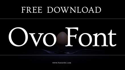 Ovo Font: Elegant And Versatile Serif Typeface