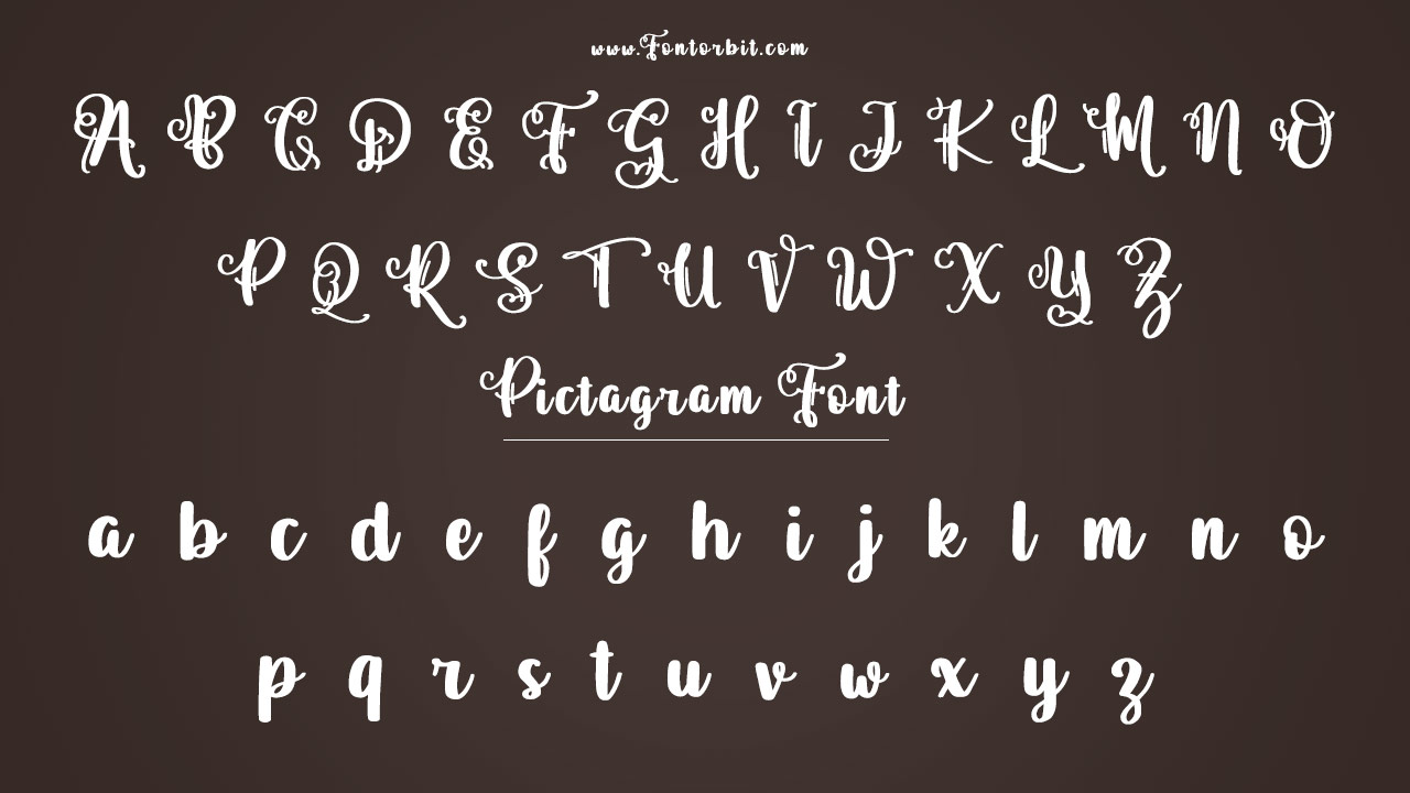Pictagram Font Information