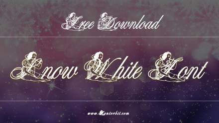 Snow White Font: Elegant Handwritten Script Font