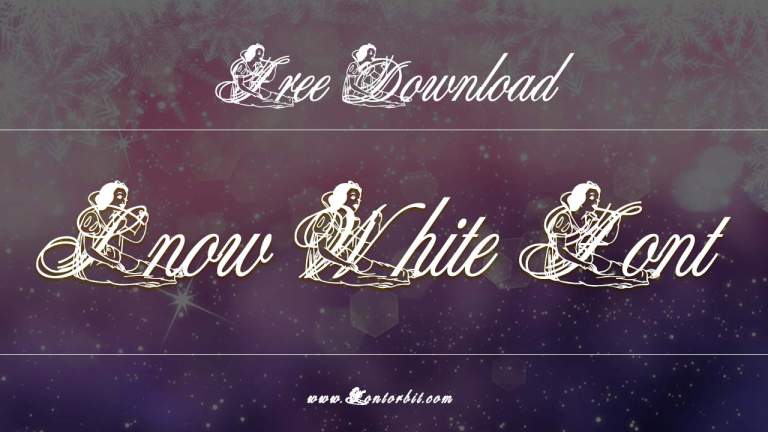Snow White Font: Elegant Handwritten Script Font