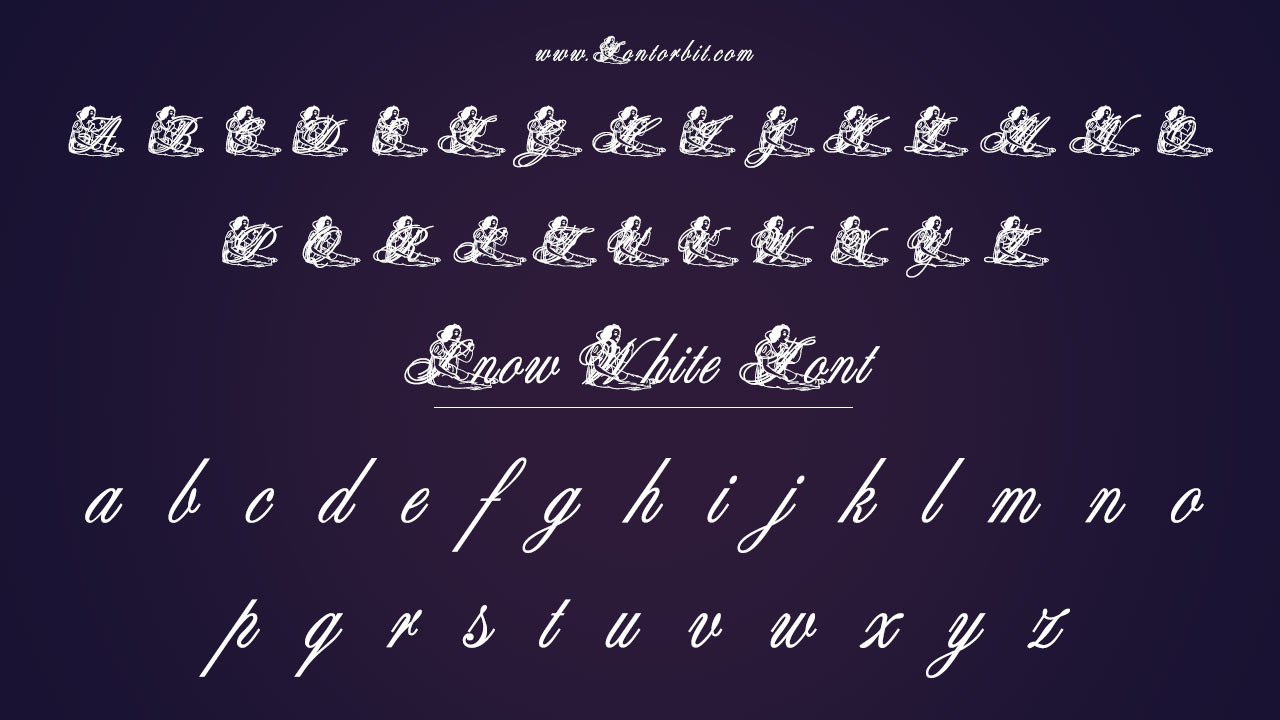 Snow White Font Information