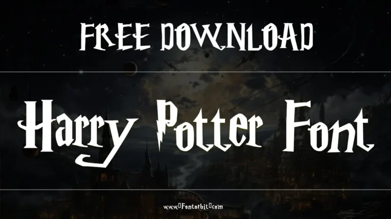Harry Potter Font