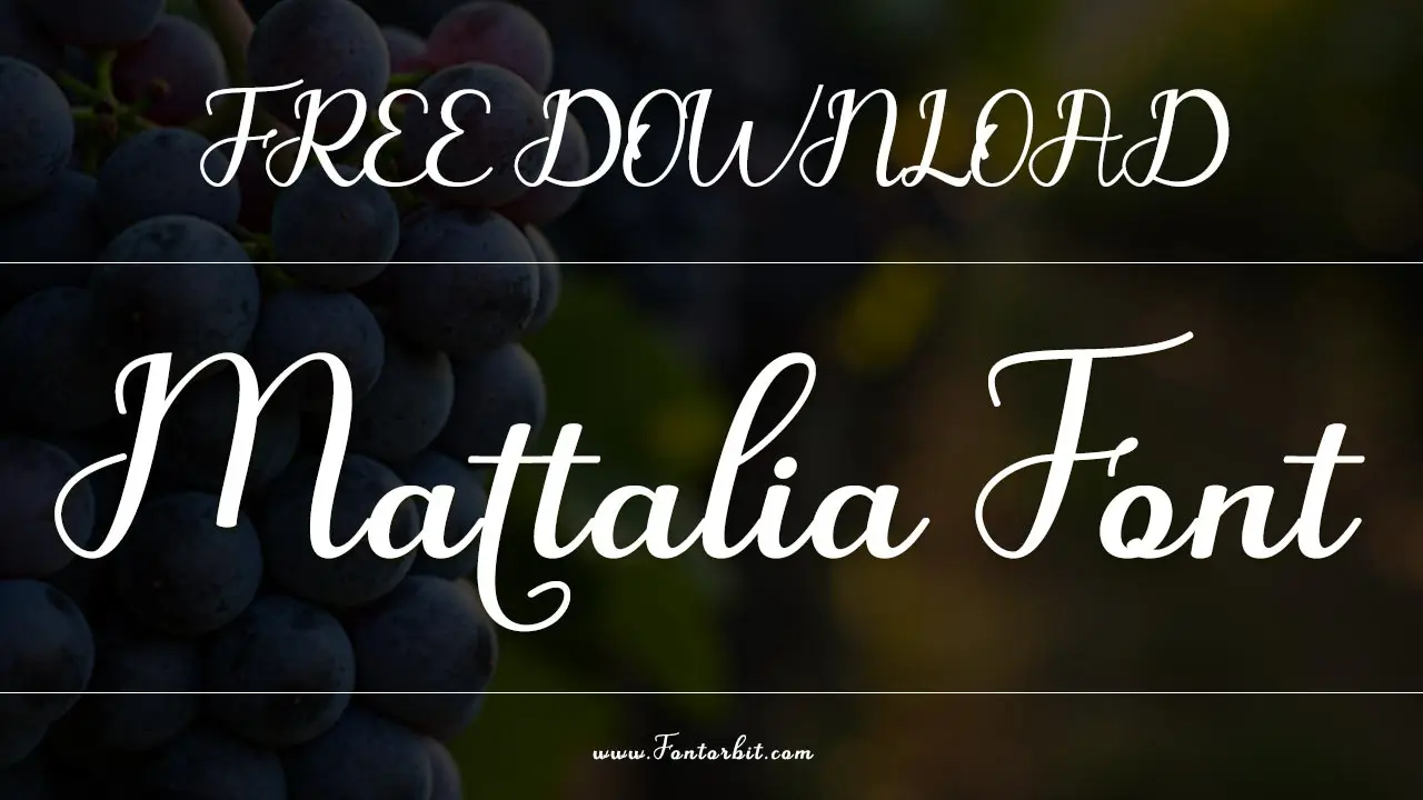 Mattalia Font