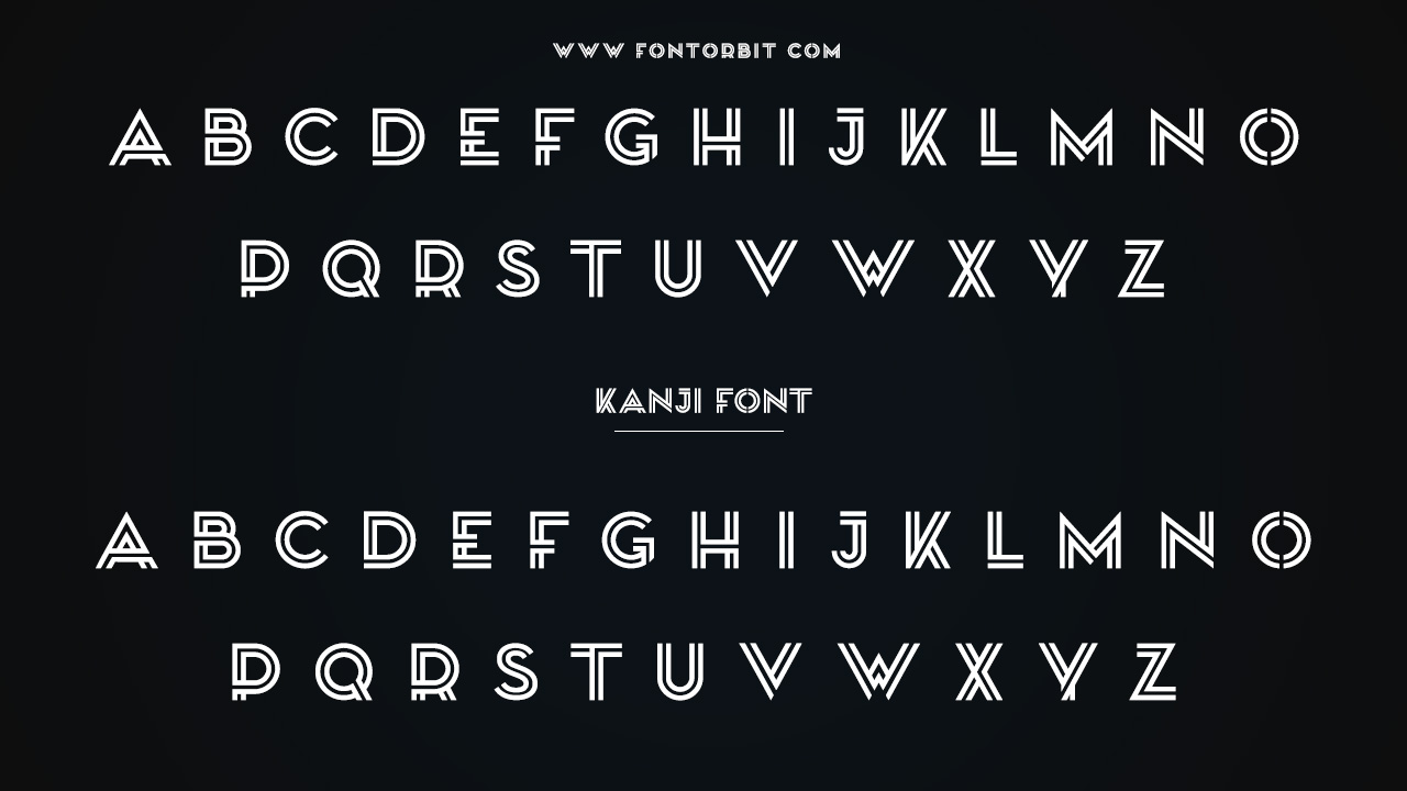 Popular Kanji Font Families