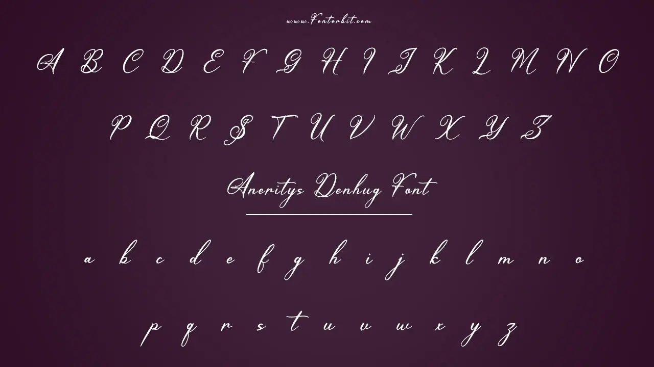 Aneritys Denhug Font Family Styles