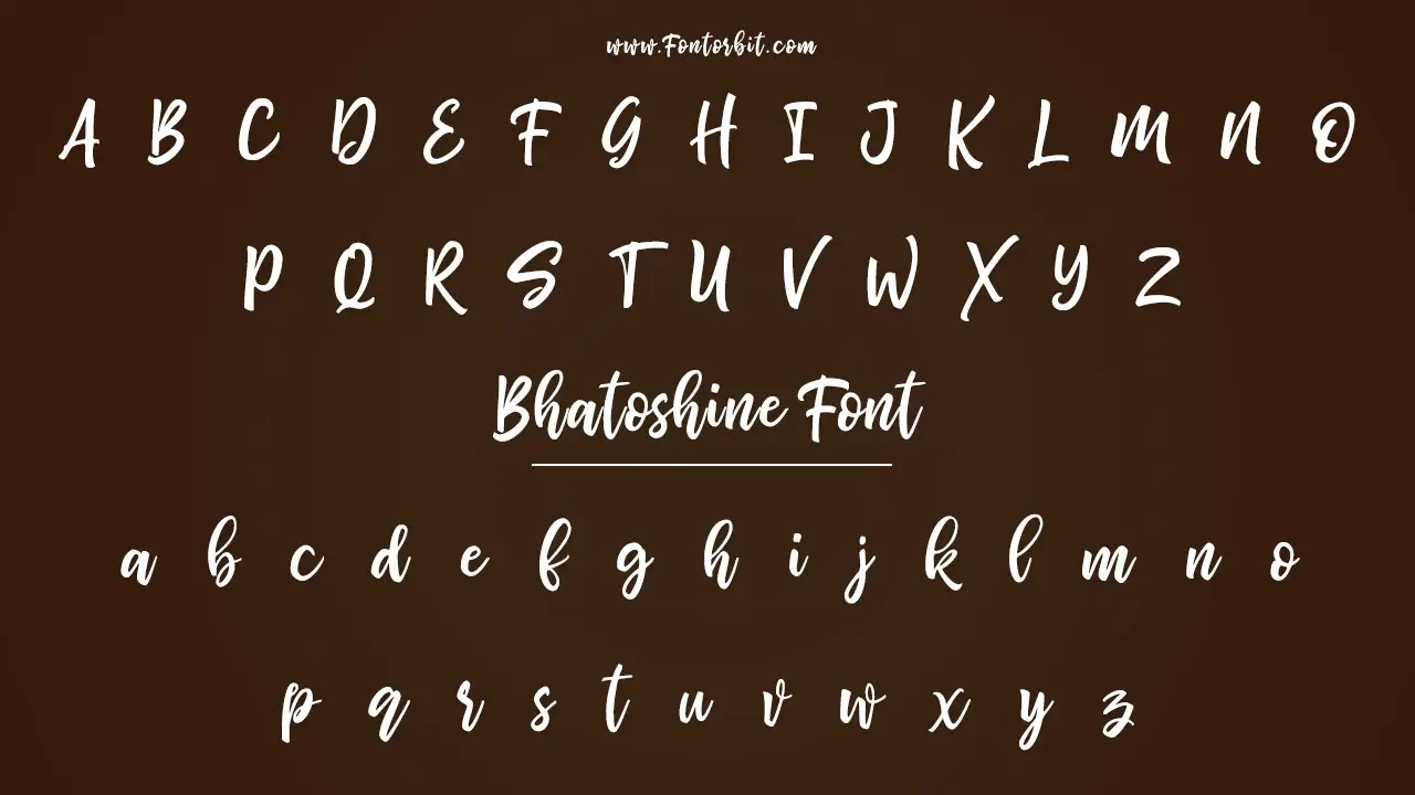 Bhatoshine Font Family