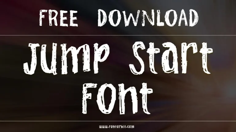 Jump Start Font: Energize Your Designs With Style