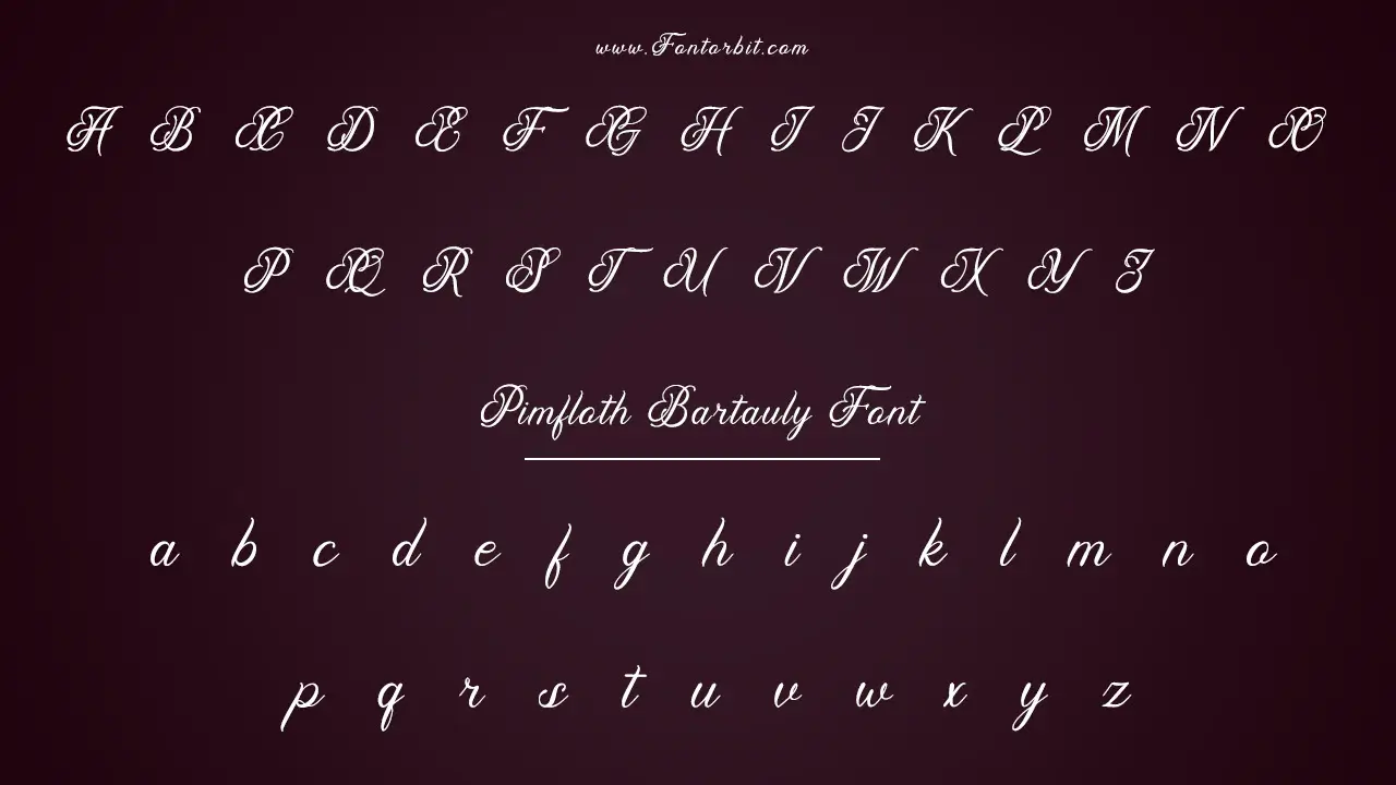 Pimfloth Bartauly Font Family