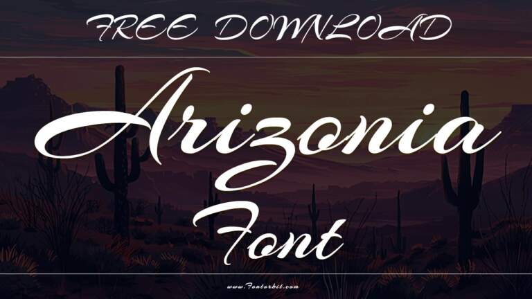 Arizonia Font: A Beautiful Script for Elegant Designs