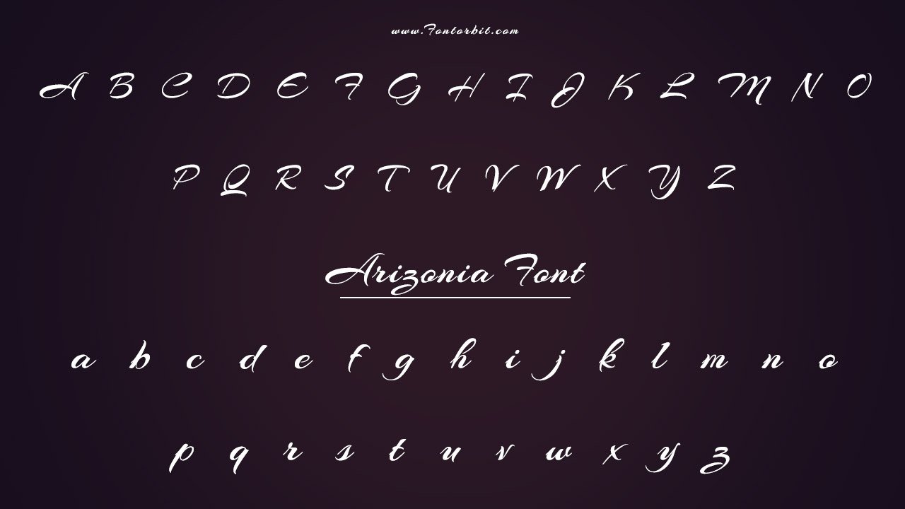 Arizonia Font Family