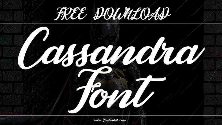 Cassandra Font: A Stylish Handwritten Script