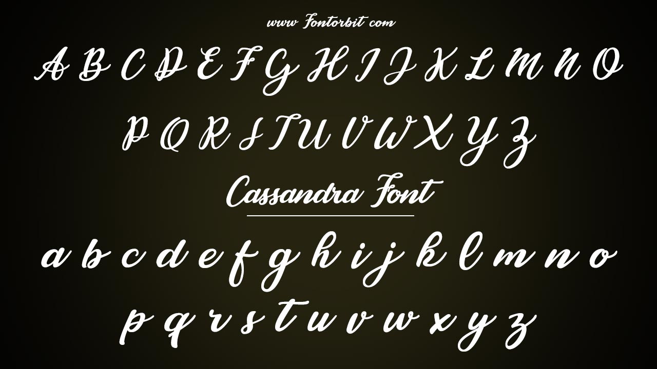 Cassandra Font Family Styles