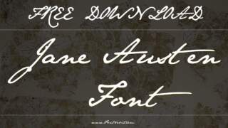 Jane Austen Font: A Beautiful Script for Writers and Designers