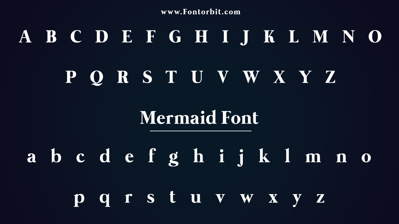 Mermaid Font Family Names