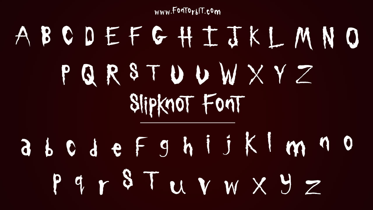 Slipknot Font Family
