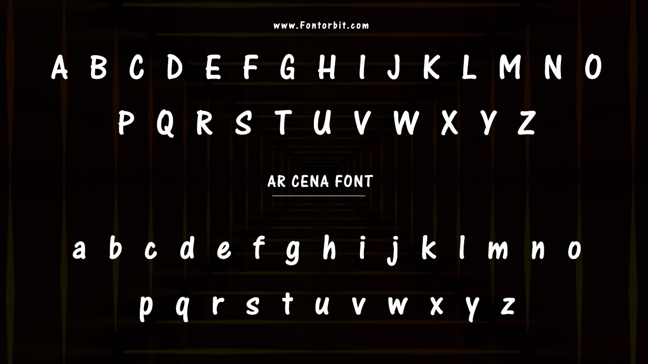 The Ar Cena Font Family
