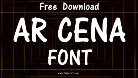 Ar Cena Font Free Download