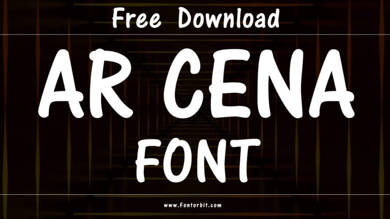 Ar Cena Font Free Download