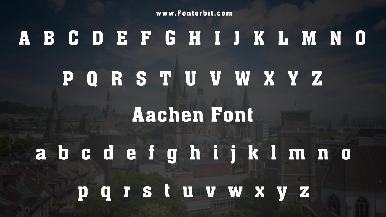 Aachen Font Family & Styles