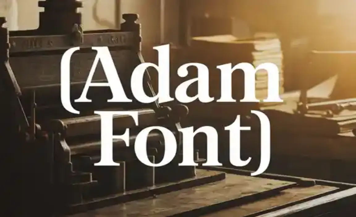 Adam Font Family Includes