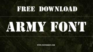 Army Font Free Download
