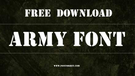 Army Font Free Download