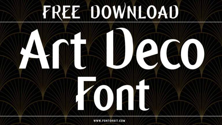 Art Deco Font