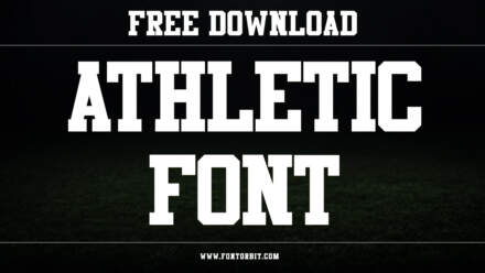Athletic Font: Bold Typography For Sports Designs