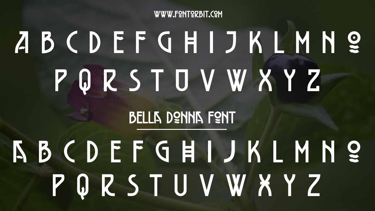 Bella Donna Font Family