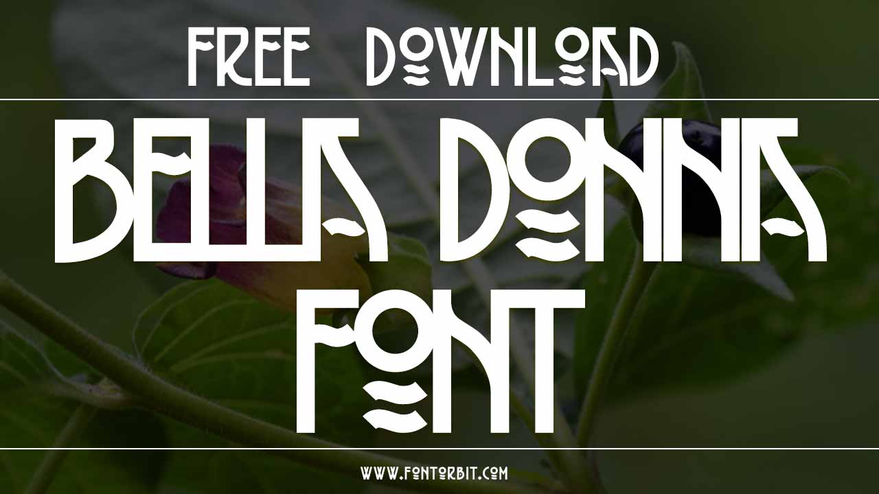 Bella Donna Font