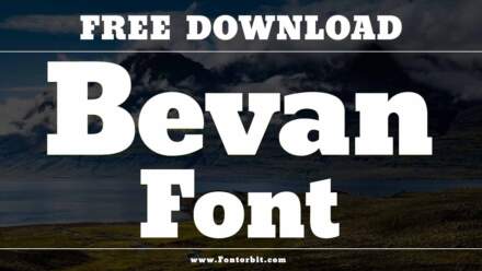 Bevan Font: Elevate Your Branding With Bold Lettering