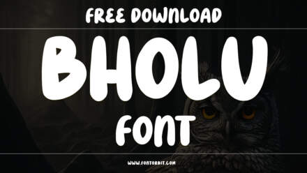 Bholu Font Free Download
