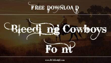 Bleeding Cowboys Font Free Download