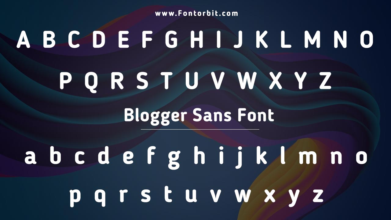 Blogger Sans Font Family