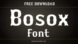 Bosox Font: A Classic Typeface For Sports Designs
