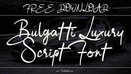 Bulgatti Luxury Script Font For A Stylish And Elegant Calligraphy