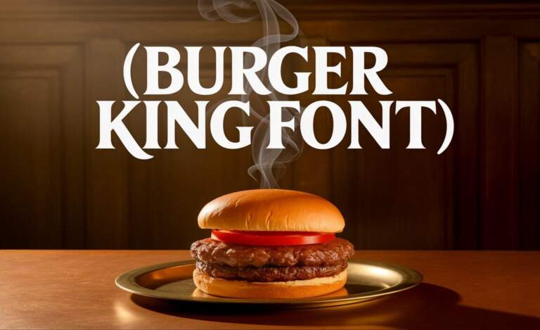 Burger King Font: Iconic Typography For A Global Brand