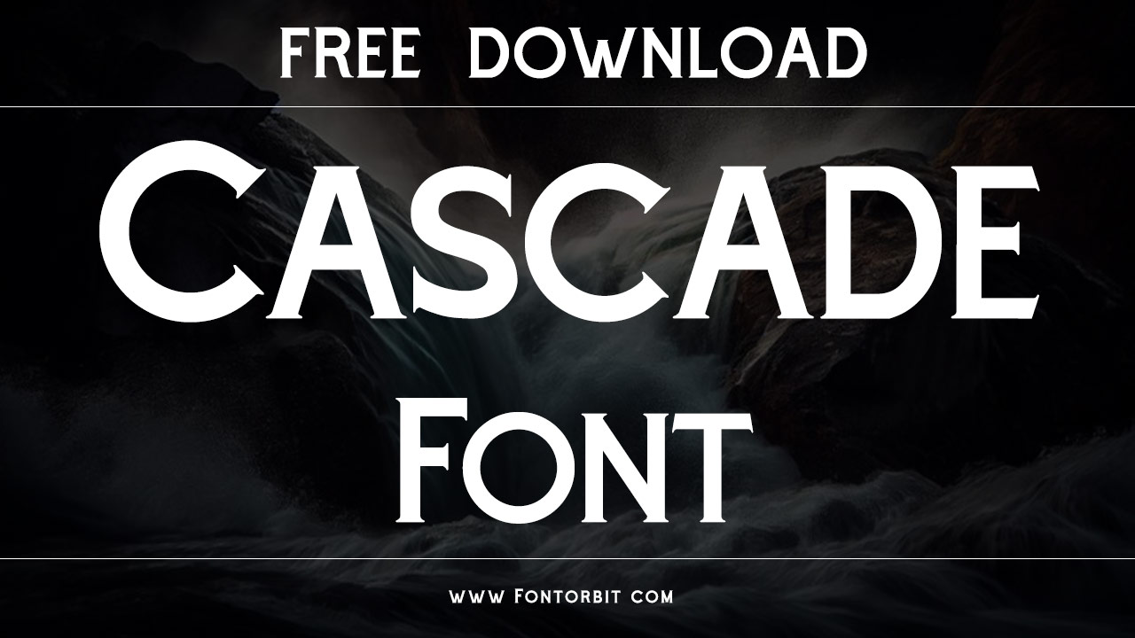 Cascade Font Family Includes