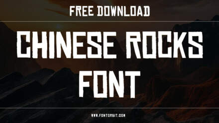 Chinese Rocks Font: Add A Bold, Rustic Touch To Your Designs